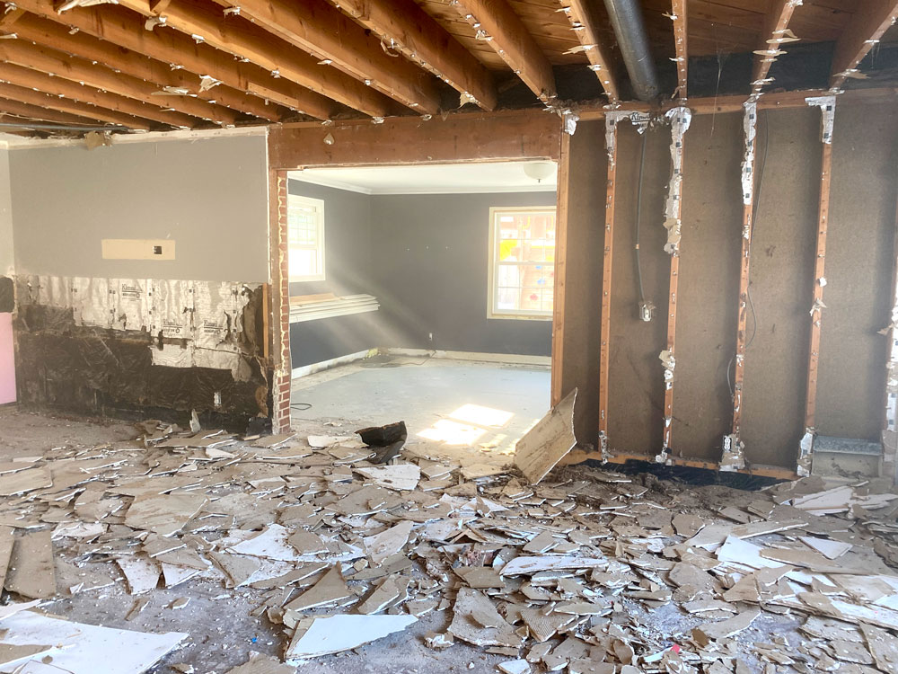 Improving Property Safety with Professional Junk Removal Service After Wall Demolition